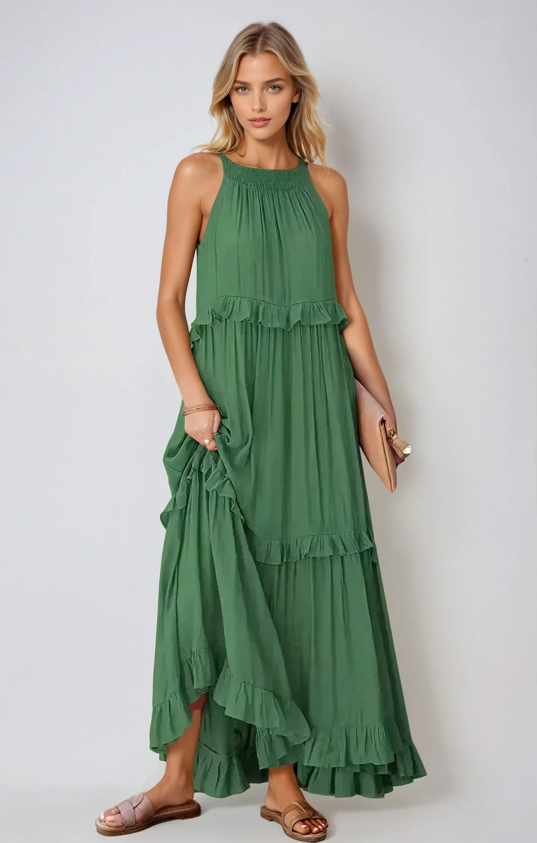 Maribel Boho Maxi Jurk | Zwierige relaxte chique stijl