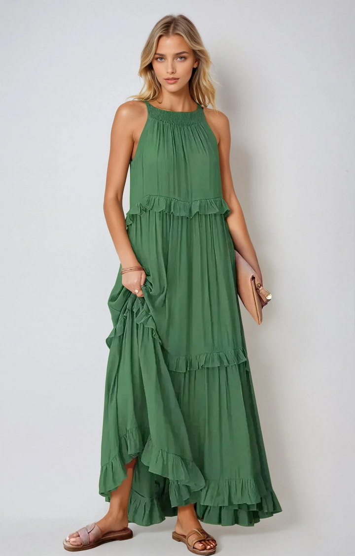 Maribel Boho Maxi Jurk | Zwierige relaxte chique stijl