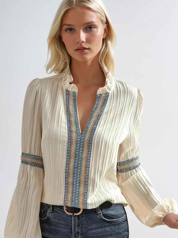 Isolde Boho Blouse | Elegante vintage chique stijl