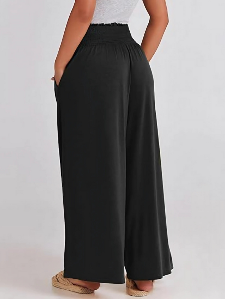 Byron Wide-Leg Pants | Comfortabele luchtige everyday essential