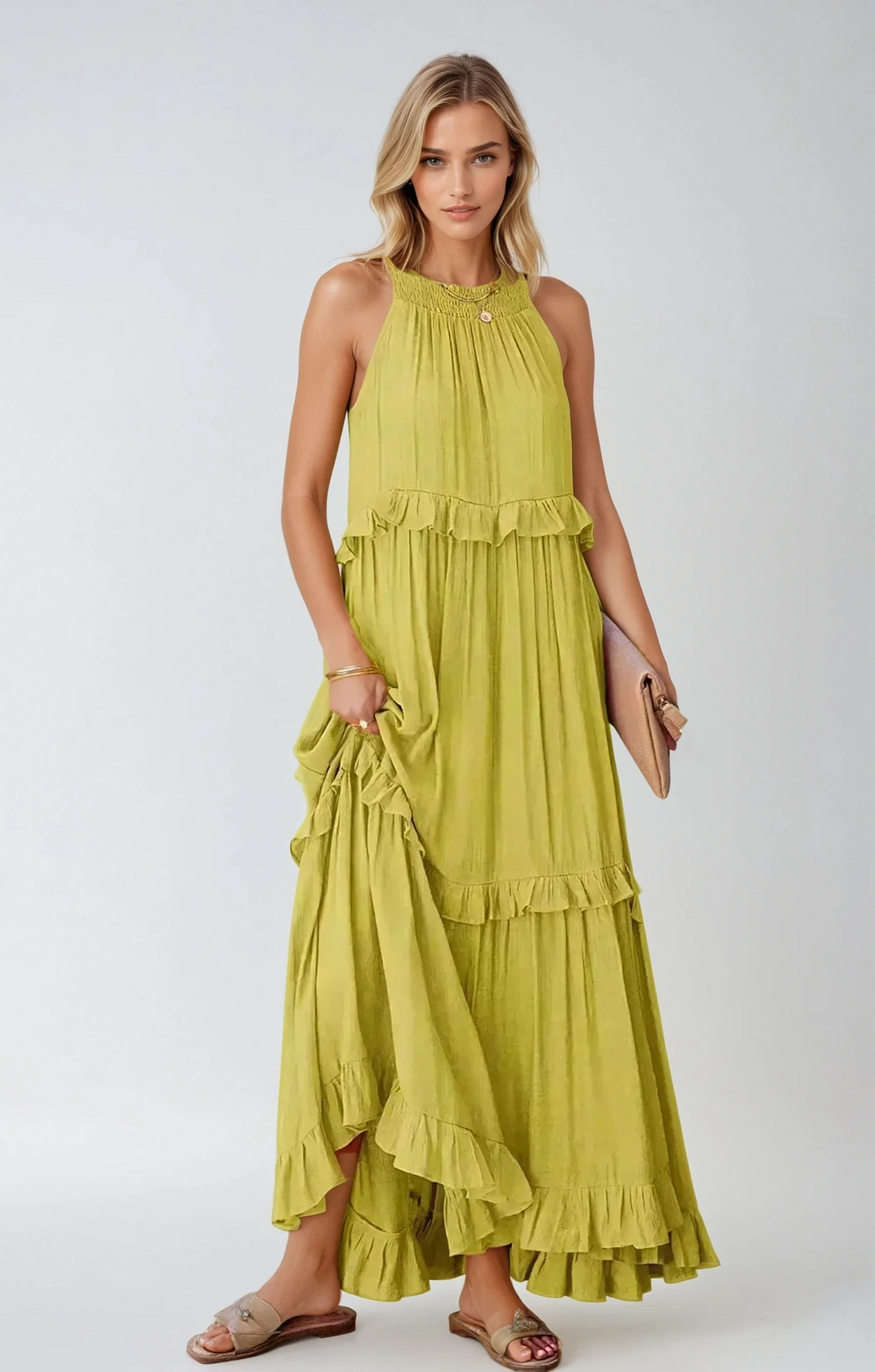 Maribel Boho Maxi Jurk | Zwierige relaxte chique stijl