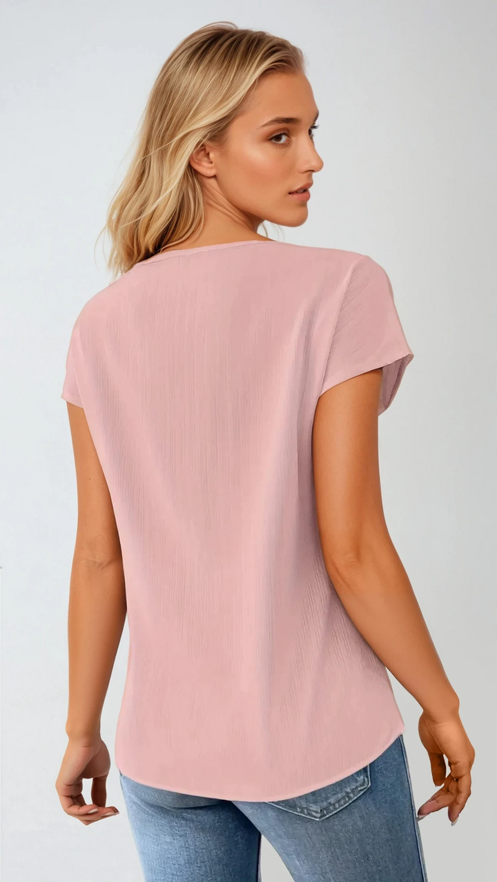 Harper V-Hals Blouse | Chic en lichte everyday top