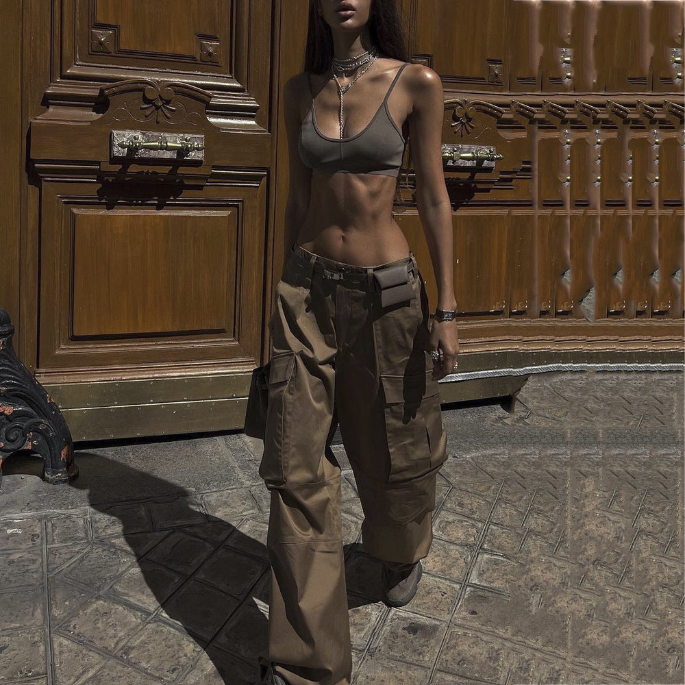 Bondi-Pearl-Noa Utility Pants | Baggy high-waist cargo trousers 1