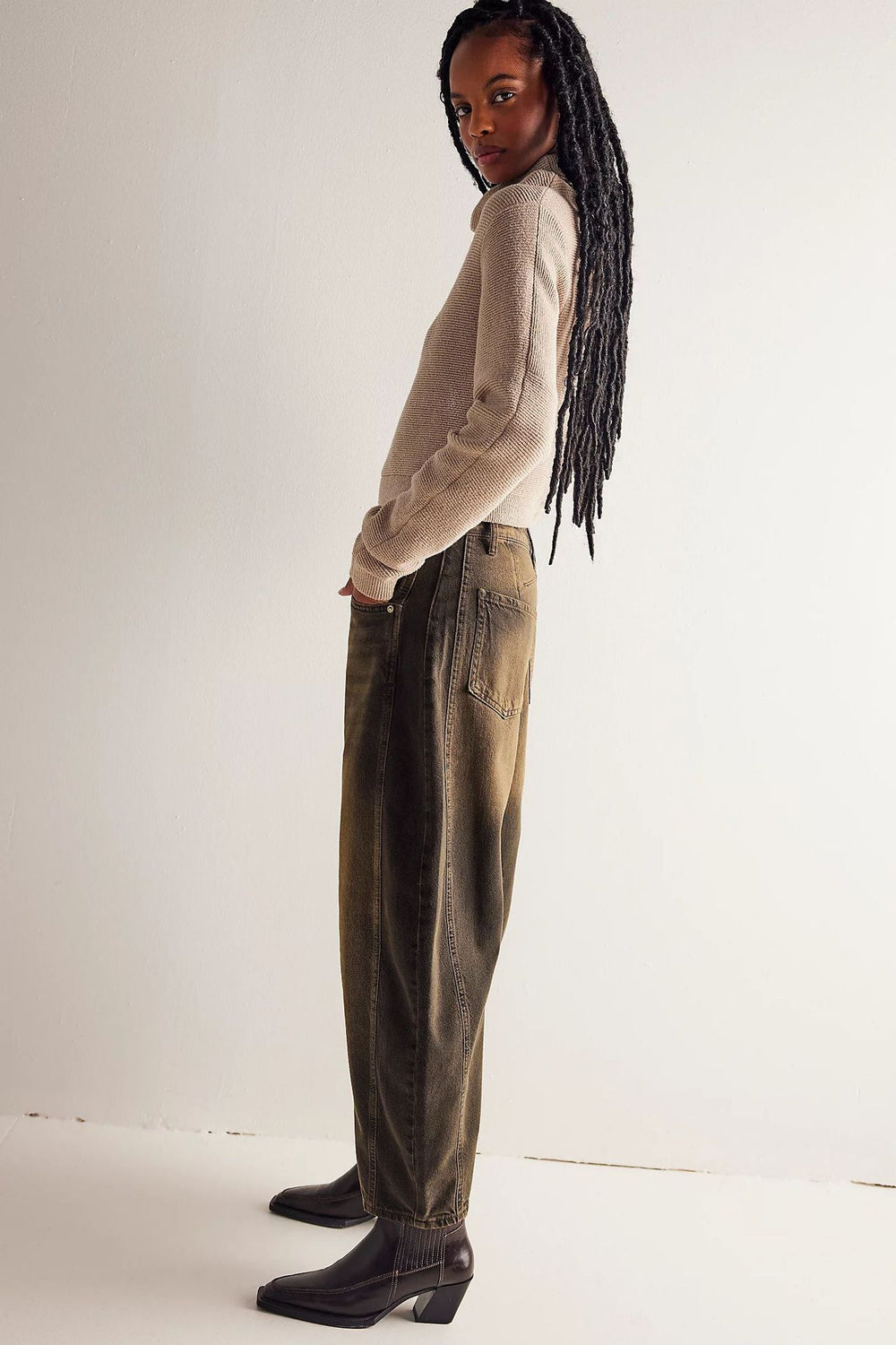 Bondi Pearl Billie Relaxed Jean | Wide leg high-waist streetwear 1
