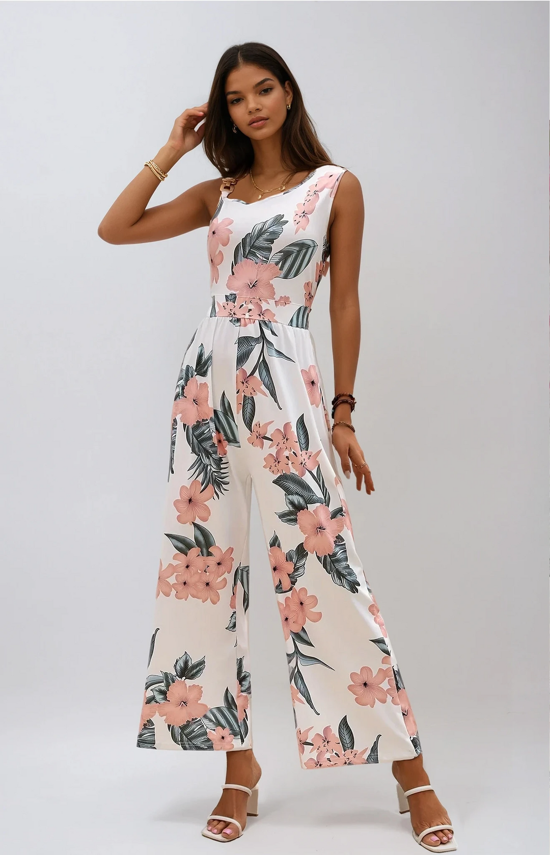 Nalani Blossom Jumpsuit | Elegante bloemen jumpsuit