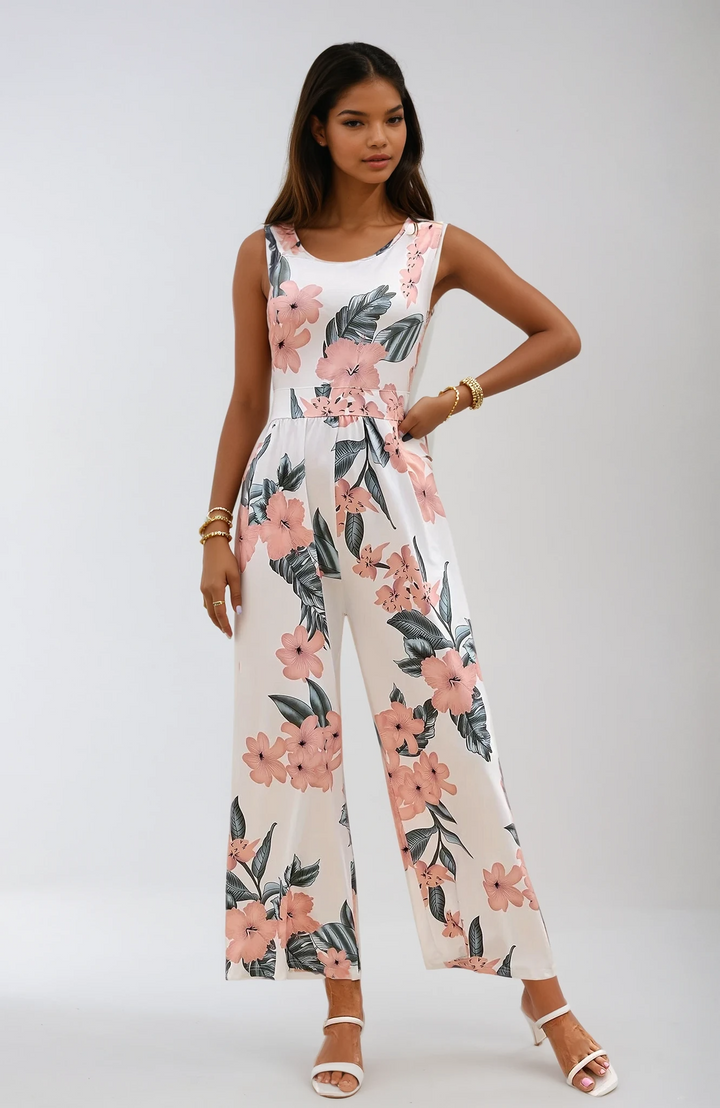 Nalani Blossom Jumpsuit | Elegante bloemen jumpsuit