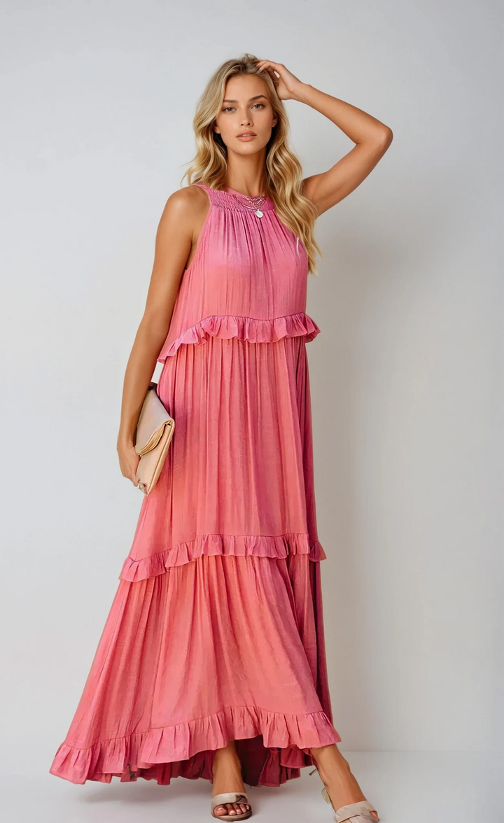 Maribel Boho Maxi Jurk | Zwierige relaxte chique stijl